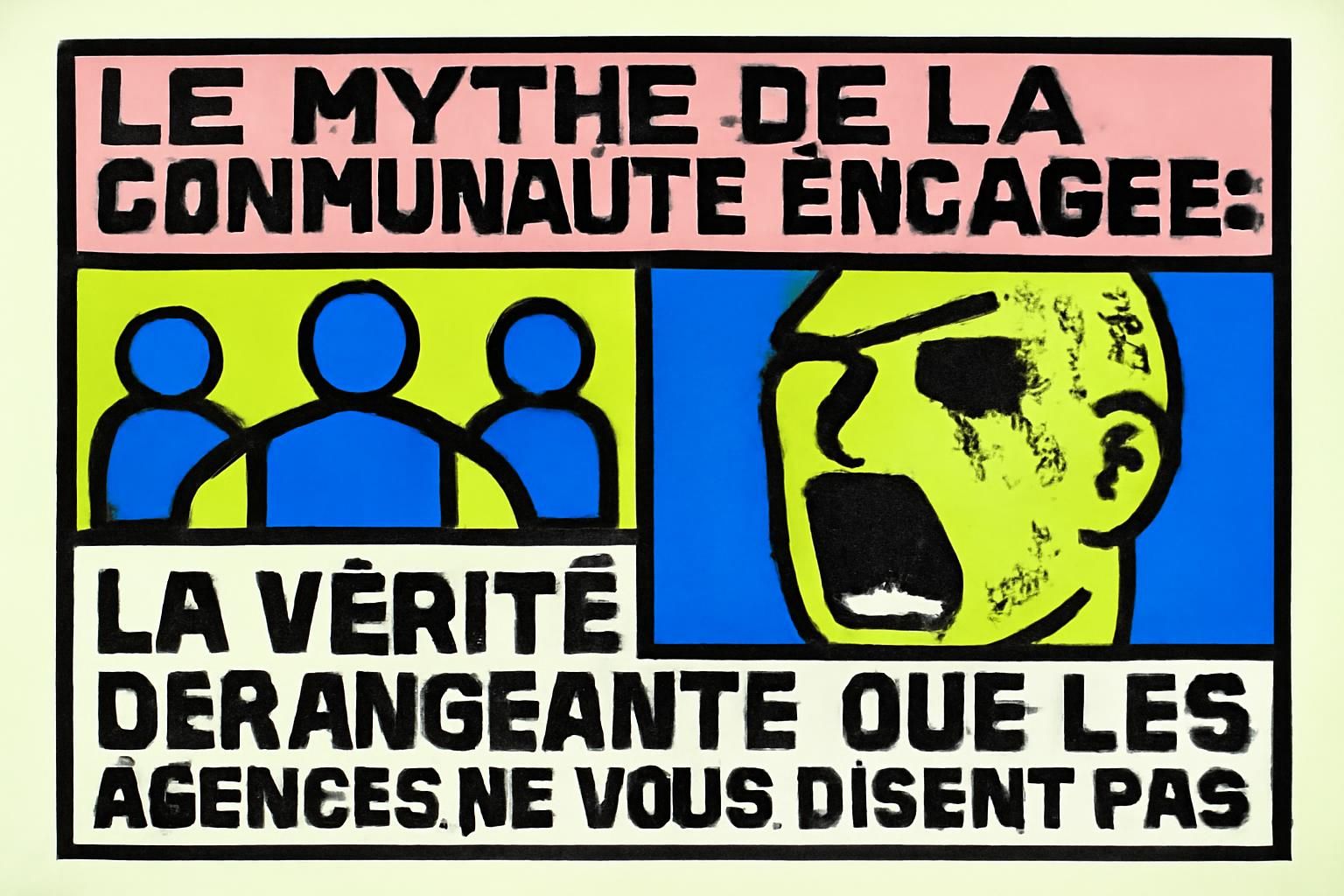 découvrez la vérité cachée derrière le mythe de la communauté engagée et ce que les agences préfèrent ne pas vous révéler sur leur fonctionnement.